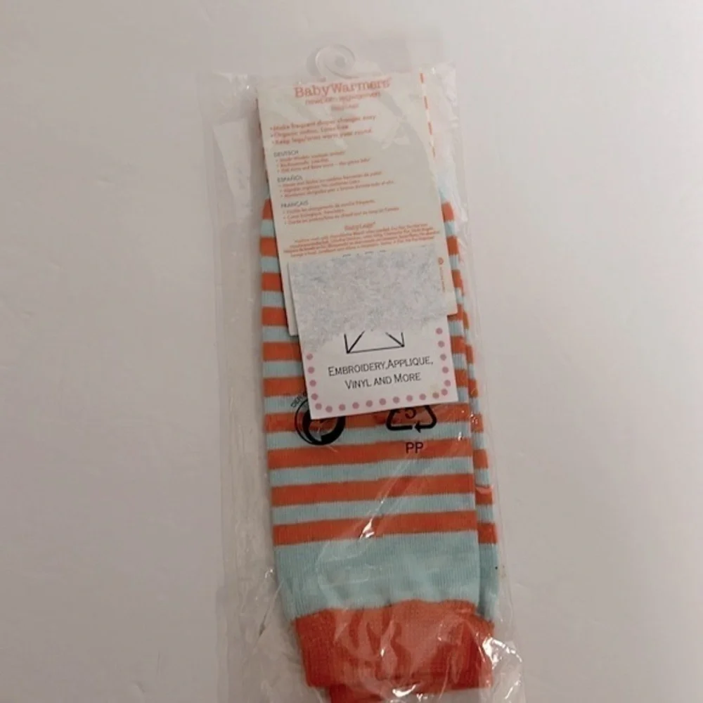 New & Green baby co. BabyLegs - Newborn leg warmers NWT